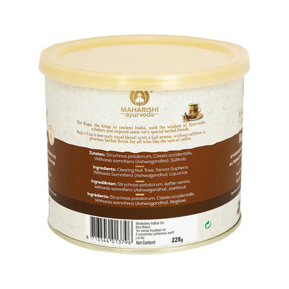 Maharishi Ayurveda Raja's Cup Powder  Tin | 228gms