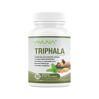 Triphala 100VC Hard veggie capsules | Ayuna