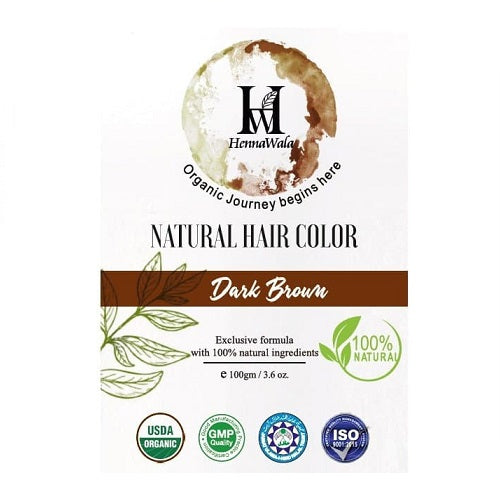 Henna Hair Colour Dark Brown Organic