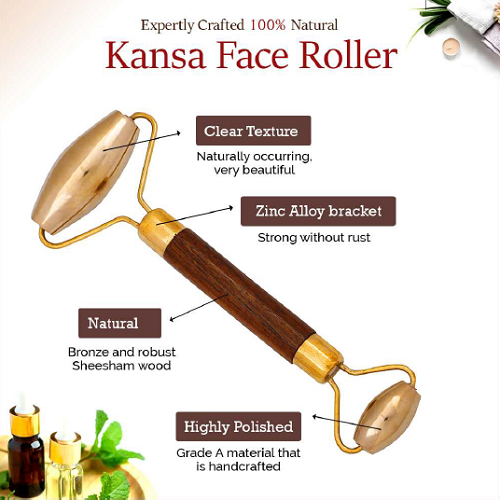 Kansa Face Roller | Bronze