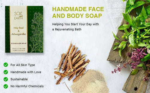 Handmade Soap - Holy basil & Ashwagandha