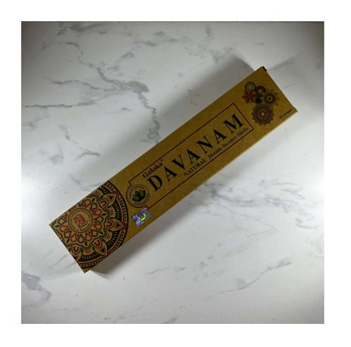 Goloka Organic Davanam incense