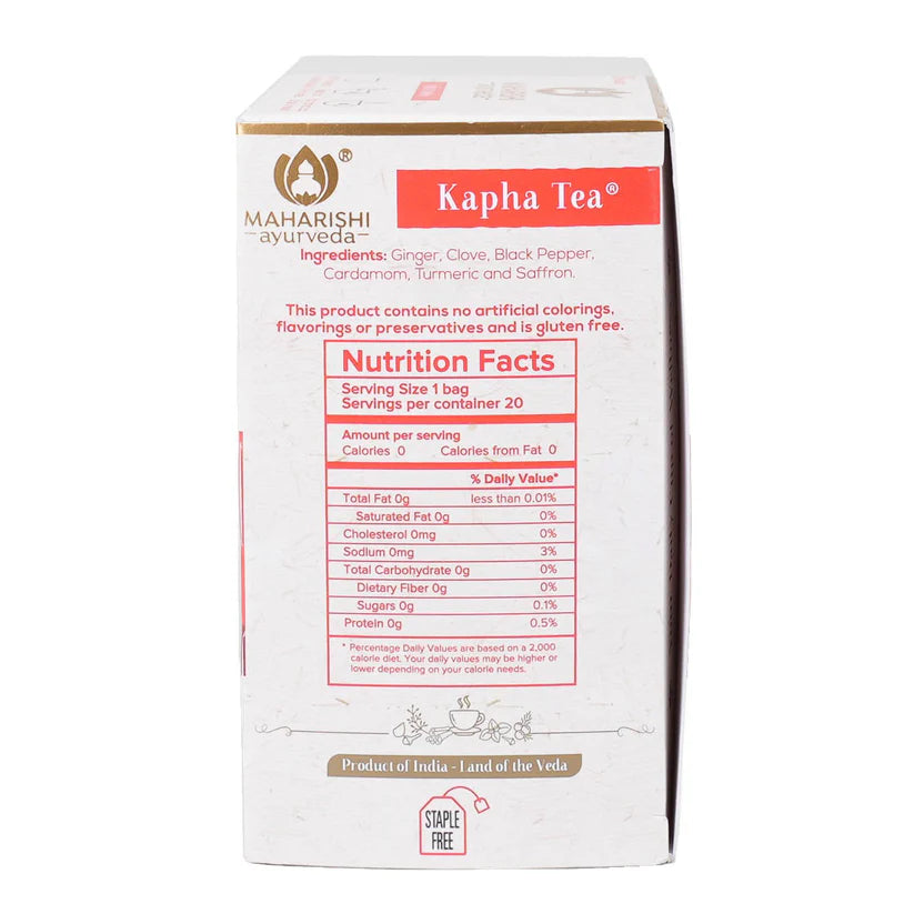 Maharishi Ayurveda | Kapha Tea bags 20 - Certified Organic