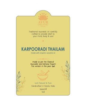 Karpooradi Thailam | Ayurvedic Herbal Oil