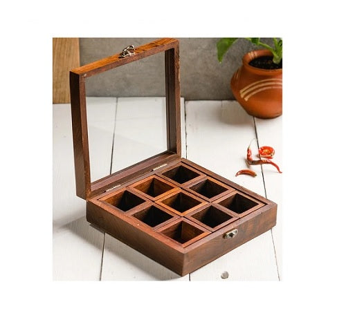 Sheesham Wood Spice Box