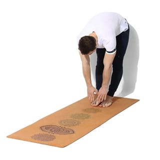 100% Natural |7 Chakras Cork Yoga Mat | Eco-Friendly